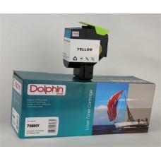 LEXMARK 708HY Dolphin Yellow Toner 3K CS310n dn CS410e de dte CS510de dhe dthe